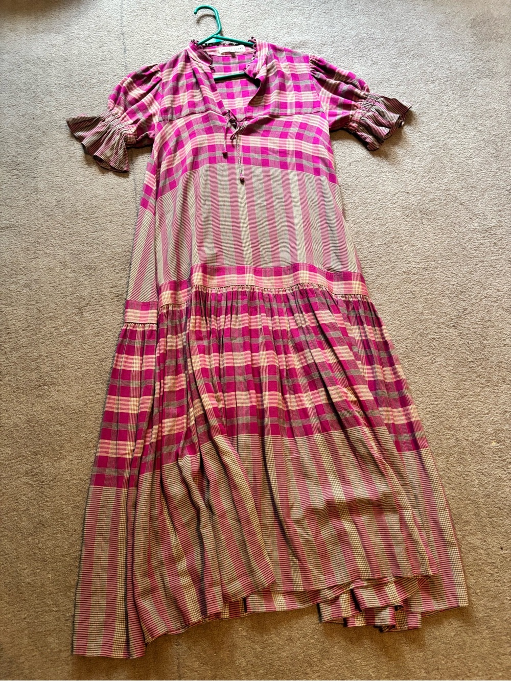 Apiece Apart Los Altos Dress in La India Plaid – Size 0